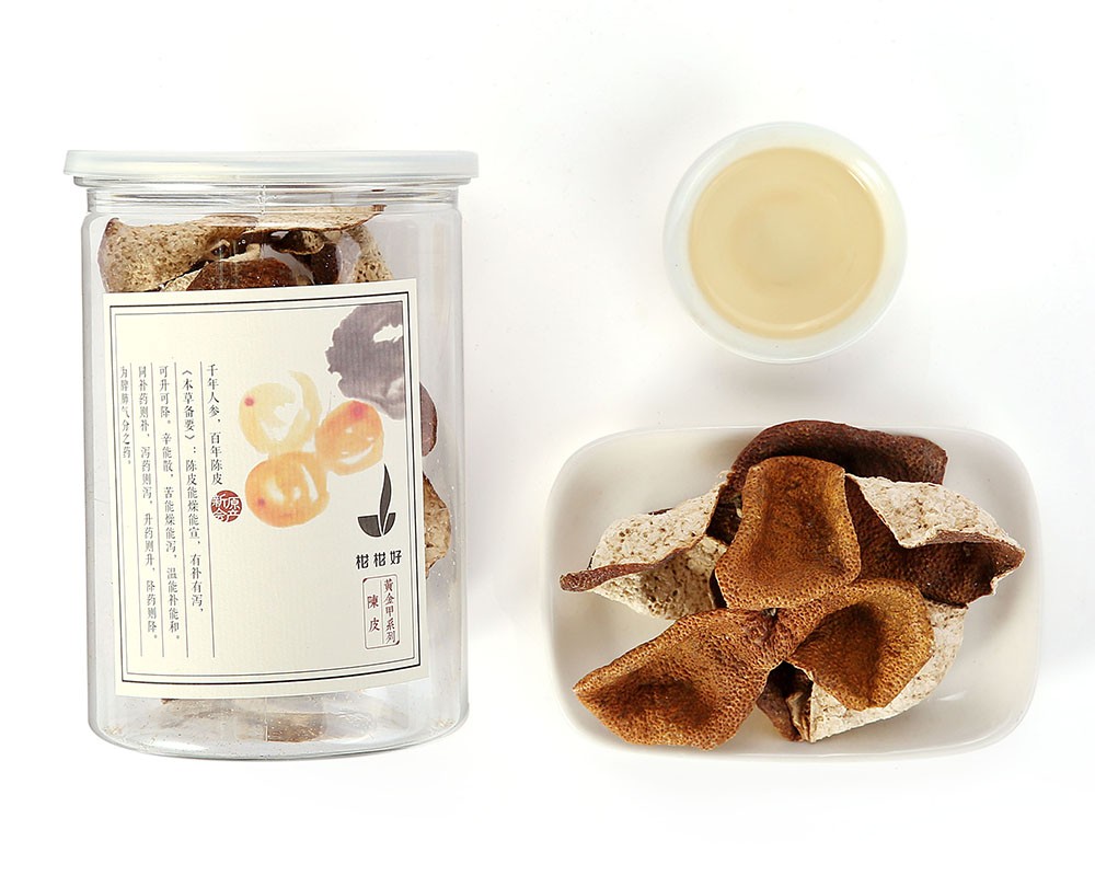 Ganganhao Herbal Tea 3-Year Aged Chenpi, Grade 1, 60g Per Can